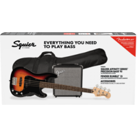 Affinity Series Precision Bass® PJ Pack, Laurel Fingerboard, 3-Color Sunburst, Gig Bag, Rumble 15 - 240V AU