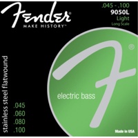Stainless 9050's Bass Strings, Stainless Steel Flatwound, 9050L .045-.100 Gauges, (4)