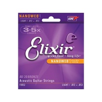 Elixir #11052: Acoustic Nanoweb Light 12-53