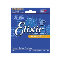 Elixir #12450: Electric Nanoweb 12 String Lite 10-46