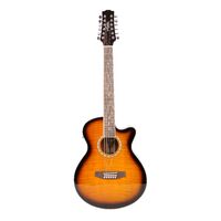 Ashton SL29/12CEQTSB 12 String Slimline Acoustic Guitar with Cutaway and EQ