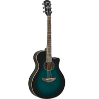 Yamaha APX600OBB Thinline Acoustic Electric Guitar (Oriental Blue Burst)