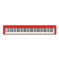 Casio Cdp-S160Rd 88 Key Weighted Action Digital Piano (Red)