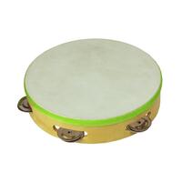 Drumfire 8" Headed Wooden Tambourine