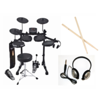 D-Tronic Edq2P Q2 Plus 5 Piece Electronic Drum Kit Package