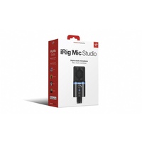 iRig MIC Studio Black- Ultra-portable large diaphragm condenser microphone for IOS,Mac,PC & Android