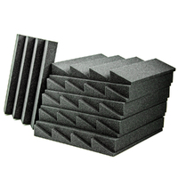 Audio Visual Engineering ISOWEDGE Charcoal Acousitc Foam Panel (Sawtooth Wedge) 10 pack