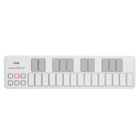 nanoKEY 2  Compact USB Controller Keyboard, 25 button key, White