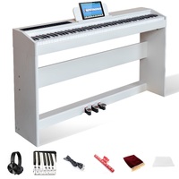 Maestro Mdp410Wh 88-Key Compact Digital Piano Hammer Action Keys W/ Bluetooth - White