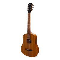 Martinez Left Handed Babe Traveller Acoustic Guitar (Koa)