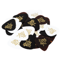 Ernie Ball Thin Assorted Color Cellulose Picks, bag of 24  