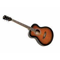 Redding RGC51LHTS Left-Hand Grand Concert Steel String Acoustic Guitar (Tobacco Sunburst)