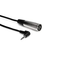 Camcorder Microphone Cable, Right-Angle 3.5 Mm Trs To Xlr3M, 15 Ft