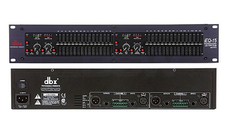 DBX-IEQ15 EQ Graphic Dual 15band 2/3 Oct Digital;Limiter;Feedback