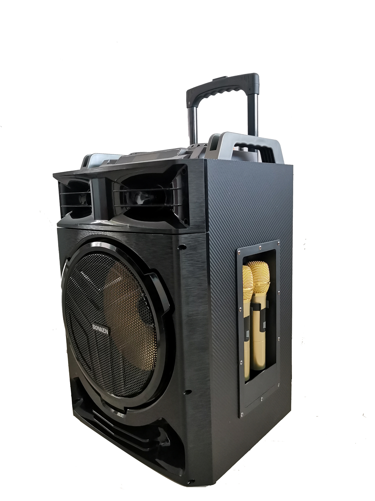 Sonken Karaoke Party Bluetooth USB MP3 Portable Speaker System incl 2