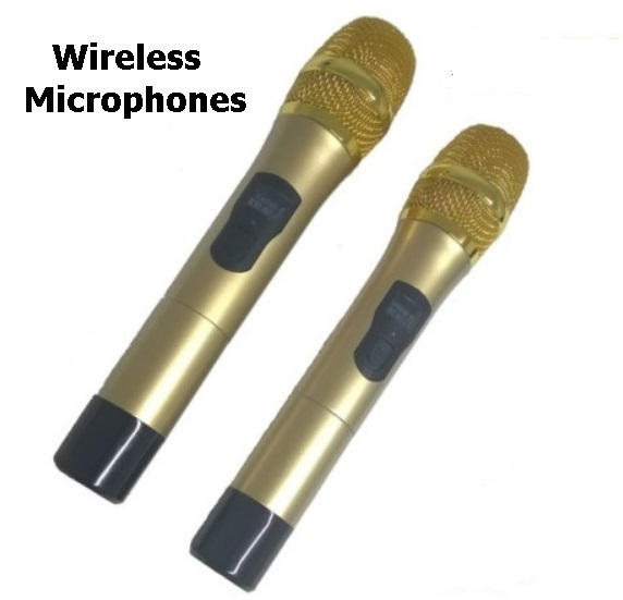 SONKEN KARAOKE PORTABLE PA SYSTEM 800 WATTS Incl WIRELESS MICROPHONES