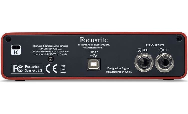 Focusrite Scarlett 2i2 gen3オーディオインターフェイス 【公式通販】