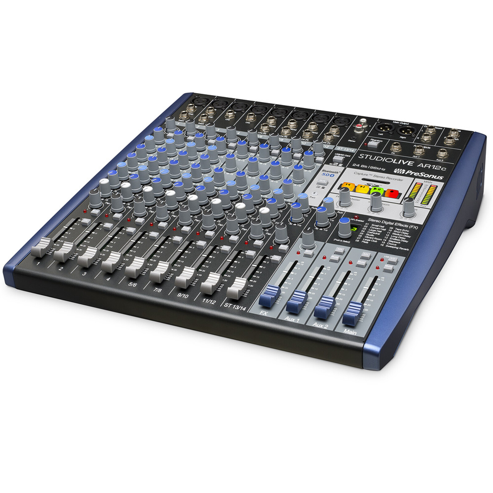 PreSonus USBC 12 ch analogue mixer with 12x4 multitrack recording