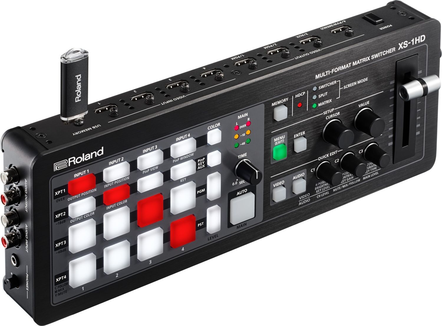 Roland 4 In 4 Out Matrix Switcher Compositor And Vision Mixer