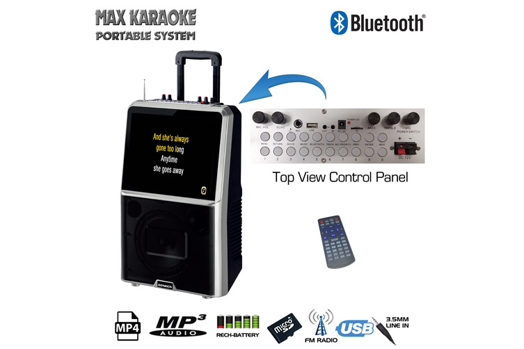 Sonken TOUCH Video SCREEN Karaoke BatteryPowered WiFi/Bluetooth