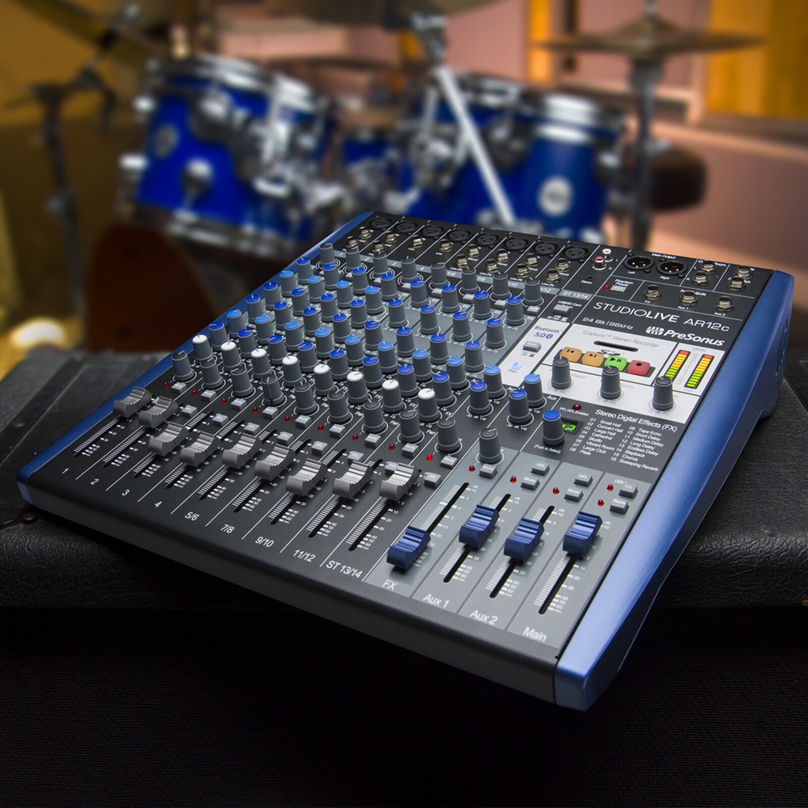 PreSonus USBC 12 ch analogue mixer with 12x4 multitrack recording
