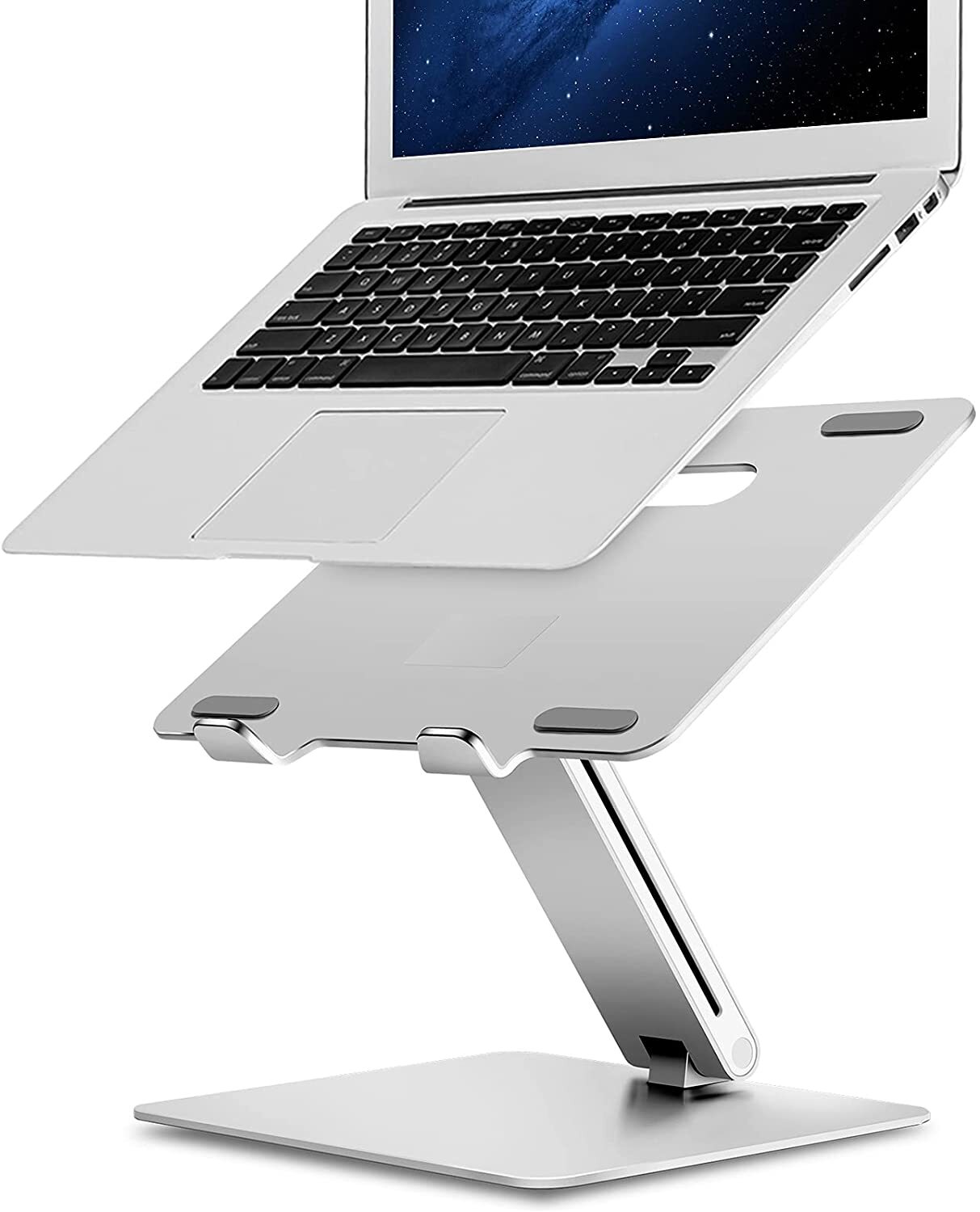 DL Foldable Laptop Stand Riser Ergonomic Desk Mount Aluminum Alloy Height & Tilt Adjustable