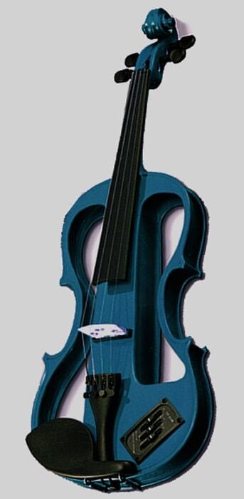 C.GIORDANO ELECTRIC VIOLIN 4/4 BLUE - CARLO GIORDANO