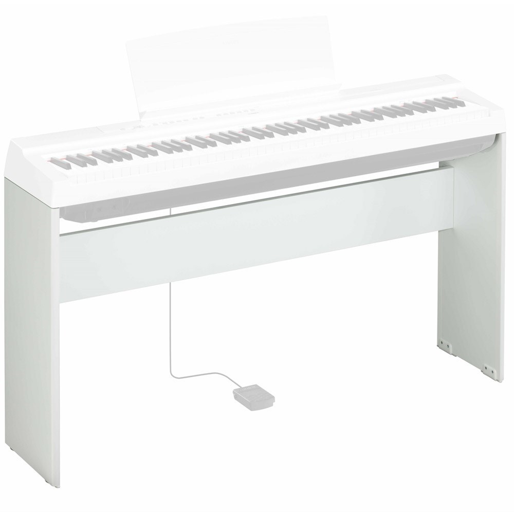 L125WH YAMAHA P125 KEYBOARD SOLID STAND WHITE WOODEN