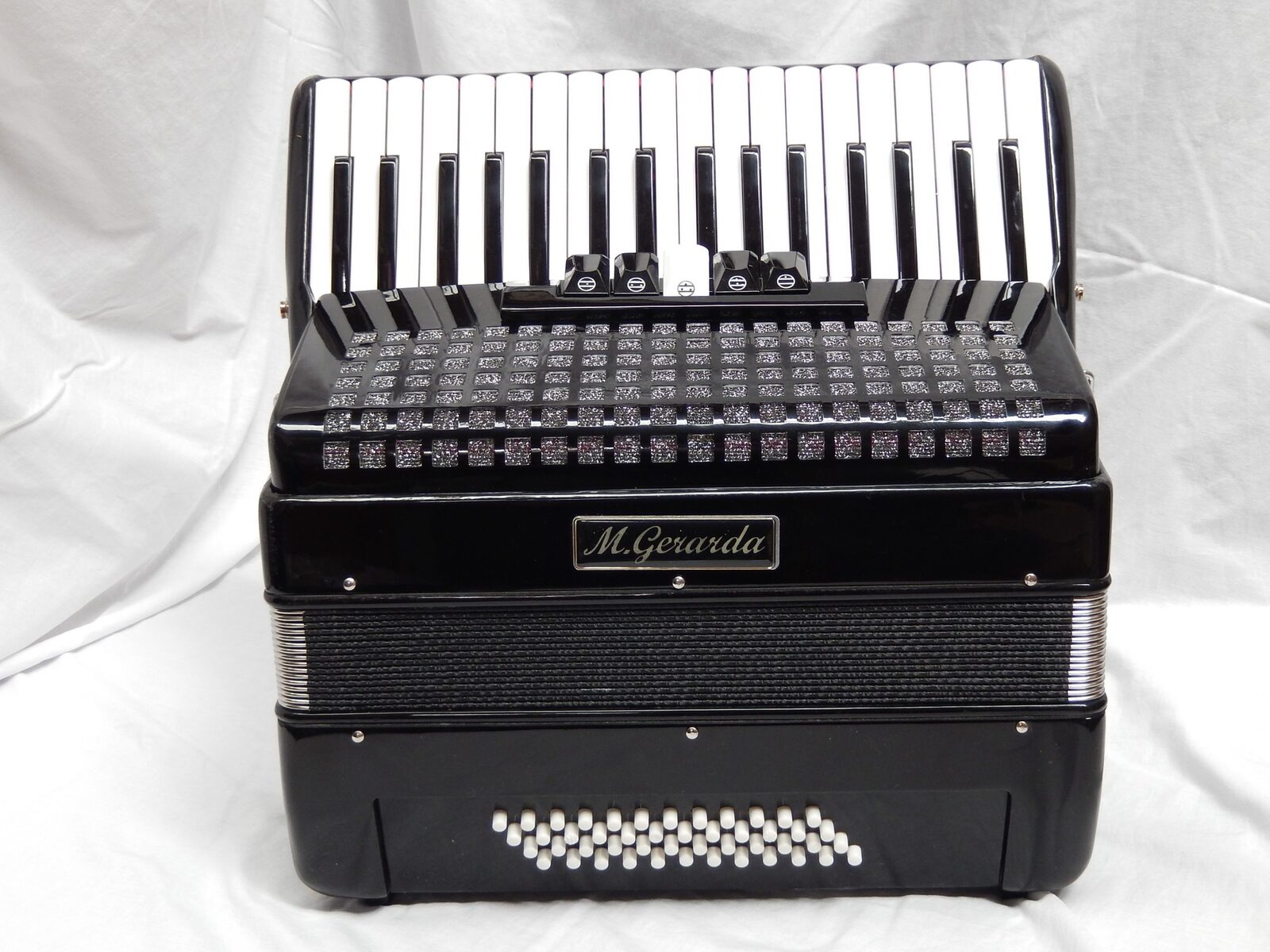 M.Gerarda Piano Accordion 48 Bass, 34 Treble Keys Buy or Rent