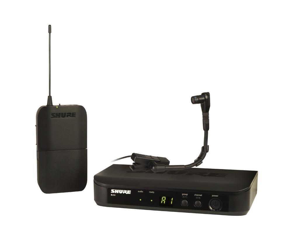 Shure SHRBLX14B98K14 Wireless Instrument Mic System BLX1 Tx; B98H/C