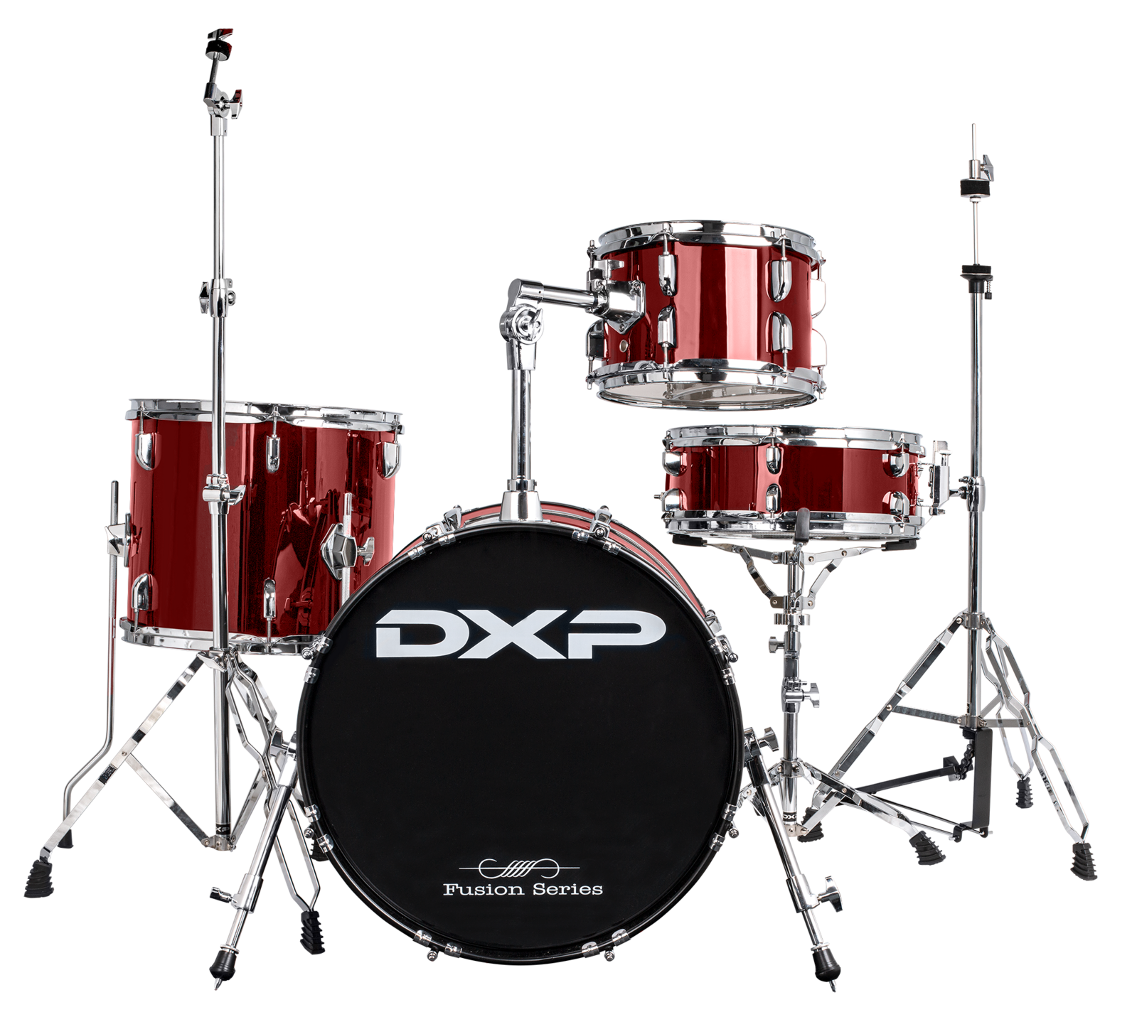DXP TXP18WR Transit 18" 4 Piece Acoustic Drum Kit Wine Red
