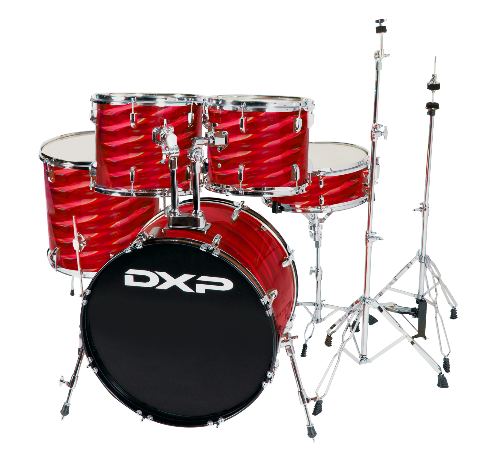 DXP TXP35TDR Rock 22" 5 Piece Acoustic Drum Kit RED