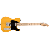 Squier Sonic® Telecaster®, Maple Fingerboard, Black Pickguard, Butterscotch Blonde