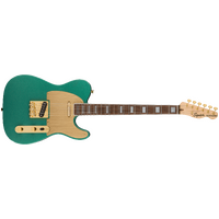 Squier 40th Anniversary Telecaster®, Gold Edition, Laurel Fingerboard, Gold Anodized Pickguard, Sherwood Green Metallic
