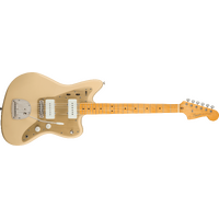 40th Anniversary Jazzmaster®, Vintage Edition, Maple Fingerboard, Gold Anodized Pickguard, Satin Desert Sand