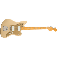 Fender Squier 40th Anniversary Jazzmaster®, Vintage Edition, Maple Fingerboard, Gold Anodized Pickguard, Satin Desert Sand