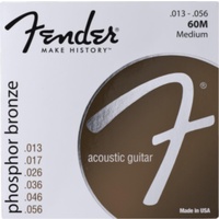 Phosphor Bronze Acoustic Guitar Strings, Ball End, 60M .013-.056 Gauges, (6)