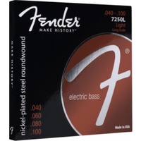 Fender Nickel Plated Steel Roundwound, Long Scale, 7250L (.040 - .100)