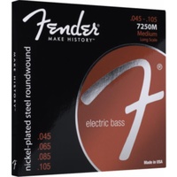 Fender Nickel Plated Steel Roundwound, Long Scale, 7250M (.045 - .105)