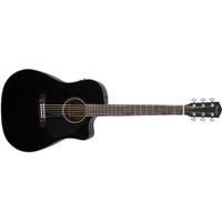 FENDER CD-60CE Black in Case
