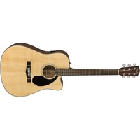 Fender CD-60SCE Dreadnought RW Natural Acoustic Guitar