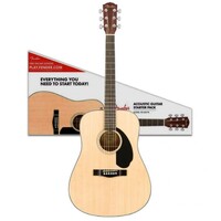 Fender CD-60S Natural Dreadnought Acoustic Guitar Pack V2