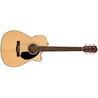 Fender CC-60SCE Concert Cutaway Acoustic Guitar - Natural