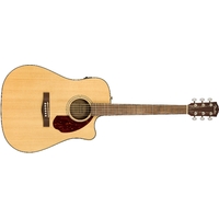 Fender CD-140SCE Dreadnought Cutaway Acoustic Guitar - Walnut Fingerboard - Natural