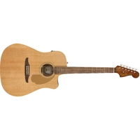 Fender Redondo Player Electric/Acoustic Guitar - Walnut Fingerboard - Natural