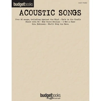 BUDGET BOOKS ACOUSTIC SONGS EASY PIANO