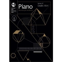 AMEB PIANO GRADE 3 TO 4 SERIES 17 CD/HANDBOOK