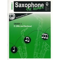 SAXOPHONE FOR LEISURE GRADE 3 E FLAT BK/CD SER 1