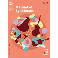 HAL LEONARD - AMEB 2026 MANUAL OF  SYLLABUS