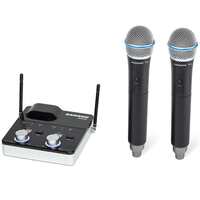 Dual UHF Tabletop Wireless Handheld System